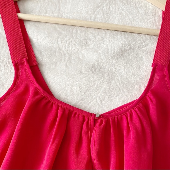 Zara Silky Keyhole Cutout Neckline Tank Top - Picture 5 of 10